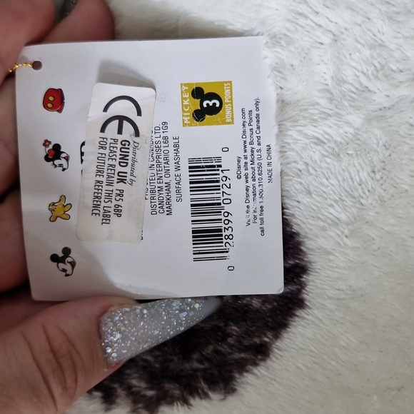 Gund mickey mouse pie eyed 1990s teddy plush soft toy - Picture 6 of 6